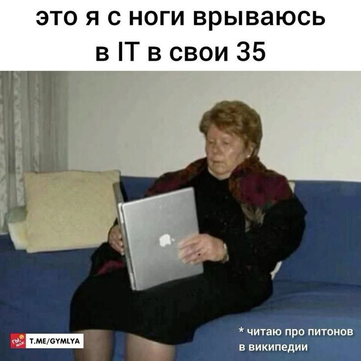 Granny reading laptop